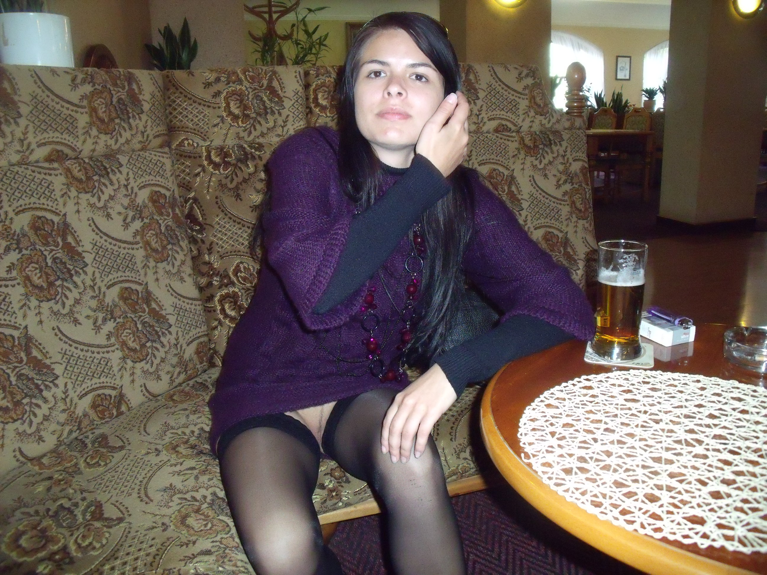zuzinka Bottomless Brunette MILF Susana A with Landing Strip Wearing Black  Stockings - Image Gallery #285008